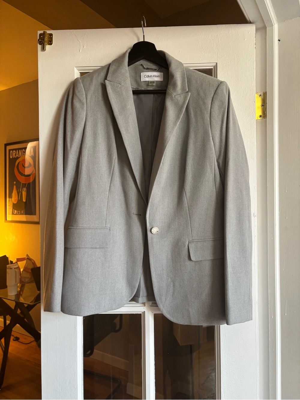 Calvin Klein Gray Women's Blazer